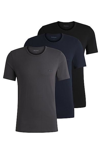 BOSS T-Shirt Rundhals BOSS ONE (Packung, 3-tlg., 3er-Pack) mit dezentem BOS günstig online kaufen