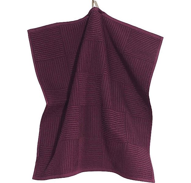 sander table + home Geschirrtuch Küchenfrottiertuch Adam Aubergine 50 x 50 günstig online kaufen