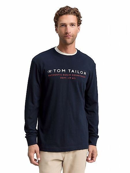 TOM TAILOR Langarmshirt mit Logo Print günstig online kaufen