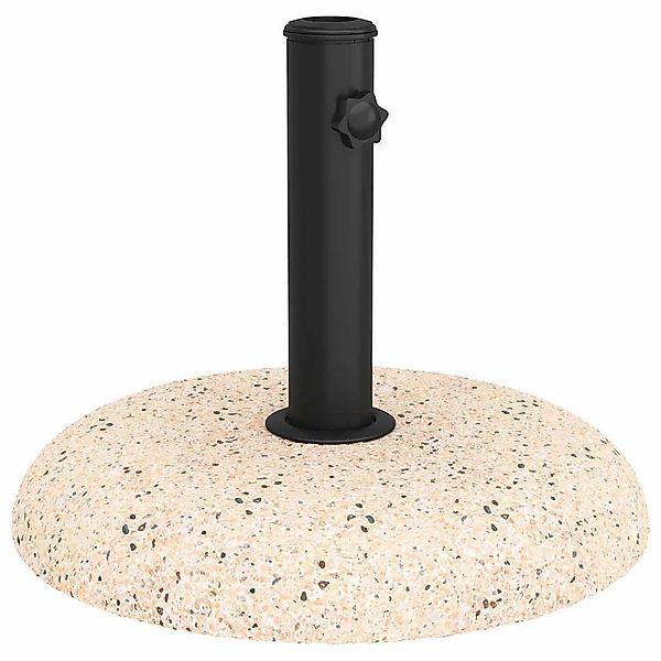 vidaXL Schirmhalter Sonnenschirmständer Gelb und Schwarz günstig online kaufen