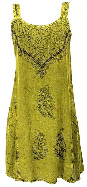 Guru-Shop Midikleid Besticktes indisches Minikleid Boho chic,.. alternative günstig online kaufen