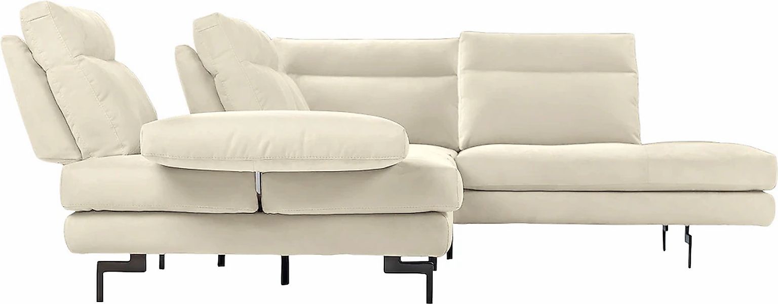 CALIA ITALIA Ecksofa "Toby Wing, B/T: 288/232 cm, Designsofa mit sensatione günstig online kaufen