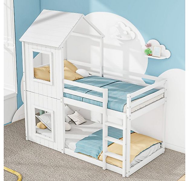 XDeer Etagenbett Etagenbett, Kinderbett, Hausbett für Mädchen und Jungen, m günstig online kaufen