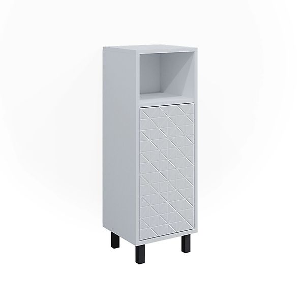 Vicco Midischrank Agasta Weiß Hochglanz 30 x 87 cm günstig online kaufen