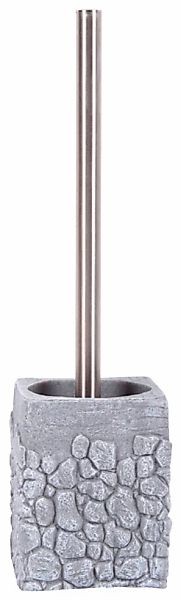 Sanilo WC-Garnitur "Grey Stone" aus Edelstahl  Polyresin (Kunststein) günstig online kaufen