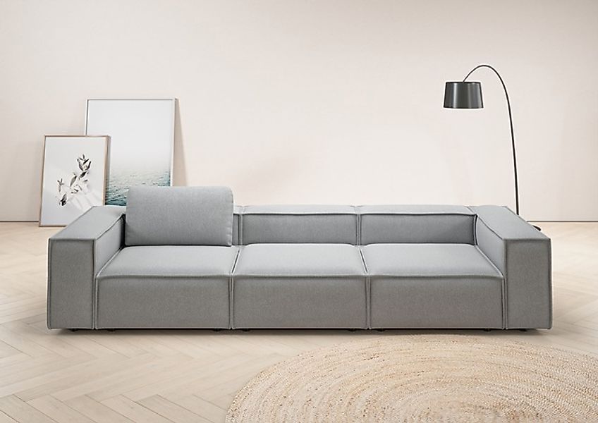 Home affaire 3,5-Sitzer »Watertown, modernes Big-Sofa XXL, 336 cm Breite, a günstig online kaufen