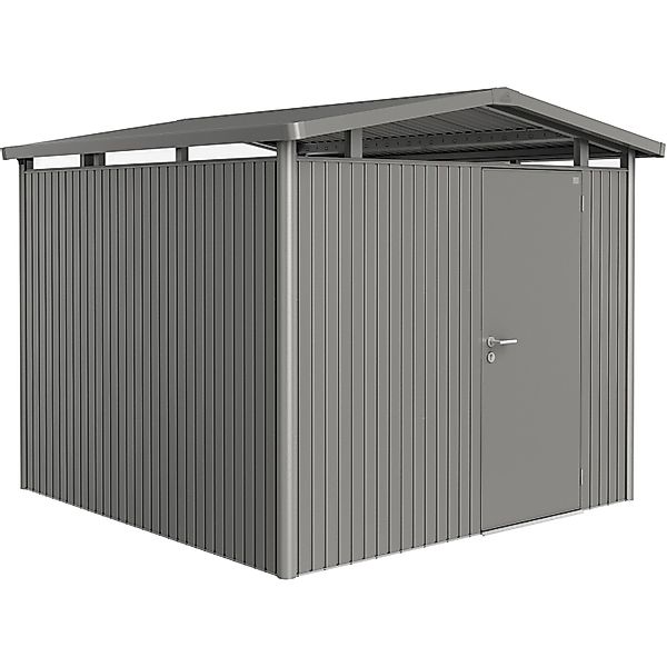 Biohort Gerätehaus "PANORAMA Gr. P4 quarzgrau-metallic mit Standardtür", au günstig online kaufen