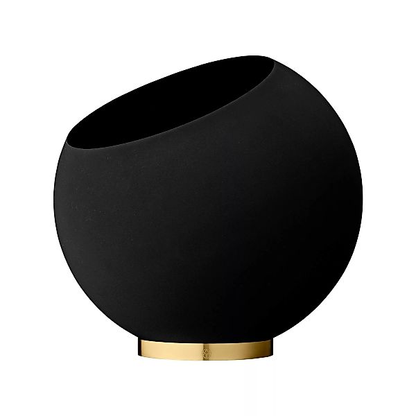 AYTM - Globe Blumentopf Ø 21cm - schwarz/H 18,8cm x Ø 21cm/für Innen- und A günstig online kaufen