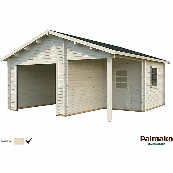 Palmako Holzgarage Roger ohne Tor 510 cm x 550 cm günstig online kaufen