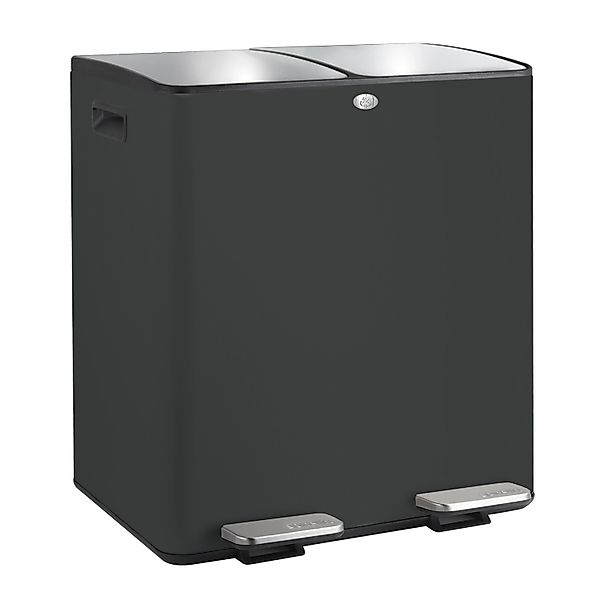 Spirella Kosmetikeimer Aliya 2 x 20 l Schwaz Matt günstig online kaufen