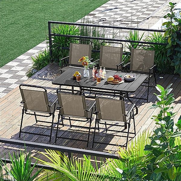 Yaheetech Klappstuhl (4 St), Gartenstuhl Klappsessel günstig online kaufen