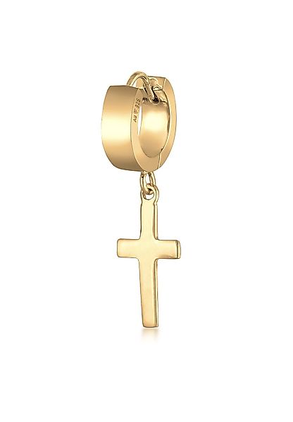 Kuzzoi Paar Creolen Creole Kreuz Scharnier günstig online kaufen