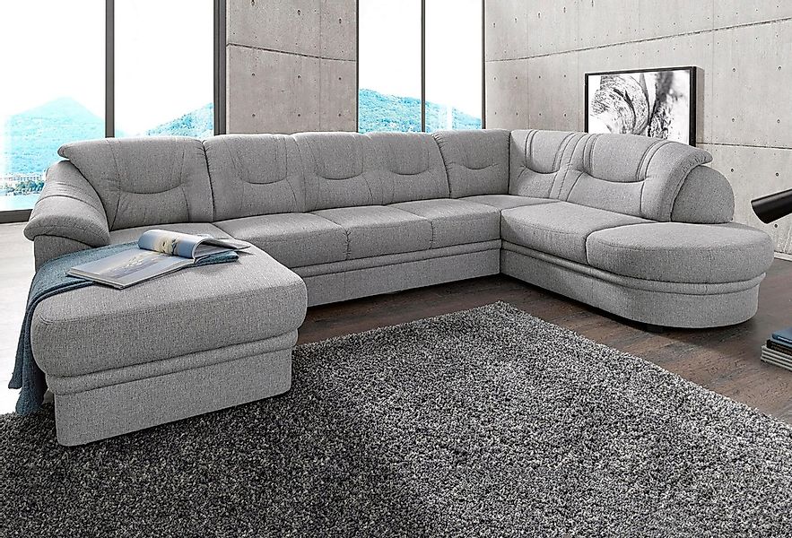 sit&more Wohnlandschaft "Savoni U-Form" wahlweise mit Bettfunktion günstig online kaufen