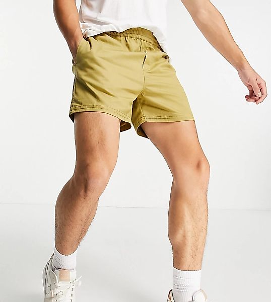 COLLUSION – Shorts aus Twill in Khaki-Grün günstig online kaufen