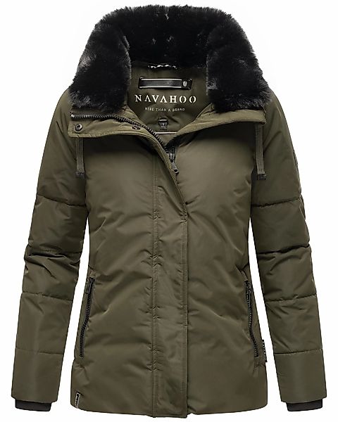 Navahoo Winterjacke "Frostii XIV" ohne Kapuze modische Damen Winter Steppja günstig online kaufen