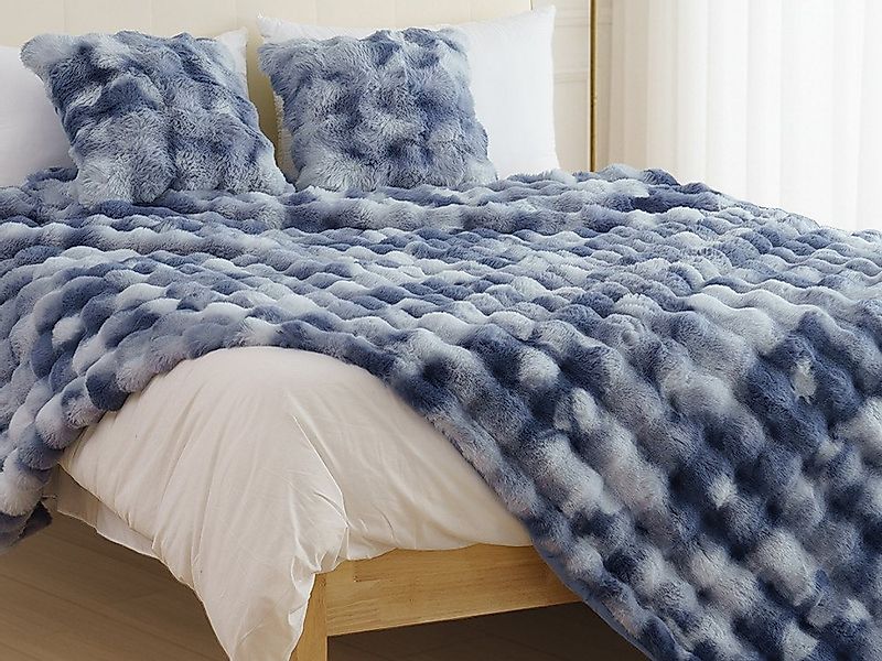 Wohndecke Kunstfell-Decke, Premium Kuscheldecke weich beidseitig, ORHOPUI, günstig online kaufen
