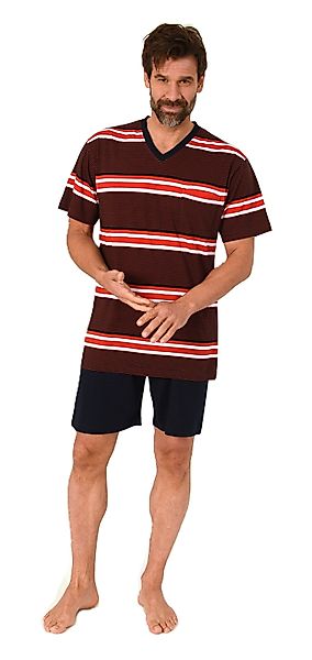 Normann Pyjama Normann Herren Schlafanzug kurzarm günstig online kaufen