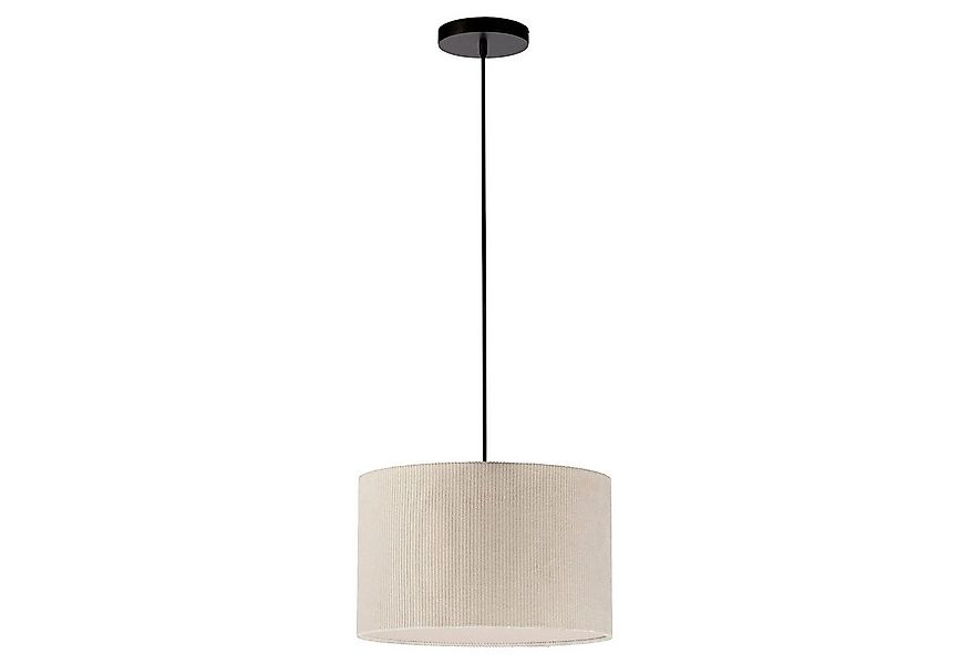 JUST LIGHT Pendelleuchte DURO, Ø 35 x H 120 cm cm, Beige, Schwarz, ohne Leu günstig online kaufen