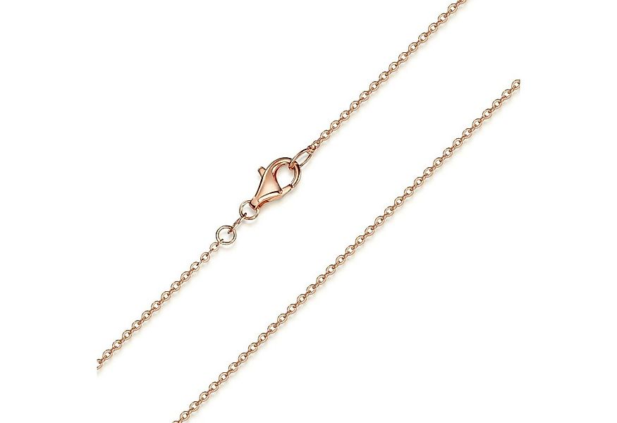 Materia Gliederkette Damen Rosegold Ankerkette Fein 1,2mm K53, Sterlingsilb günstig online kaufen