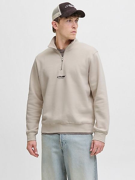 Jack & Jones Sweatshirt JJESOHO SWEAT QUARTER ZIP HN NOOS mit Print günstig online kaufen