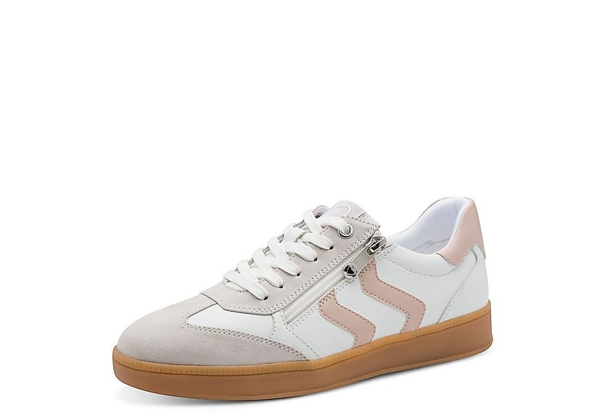 MARCO TOZZI Plateausneaker, Freizeitschuh, Halbschuh, Schnürschuh mit Kontr günstig online kaufen
