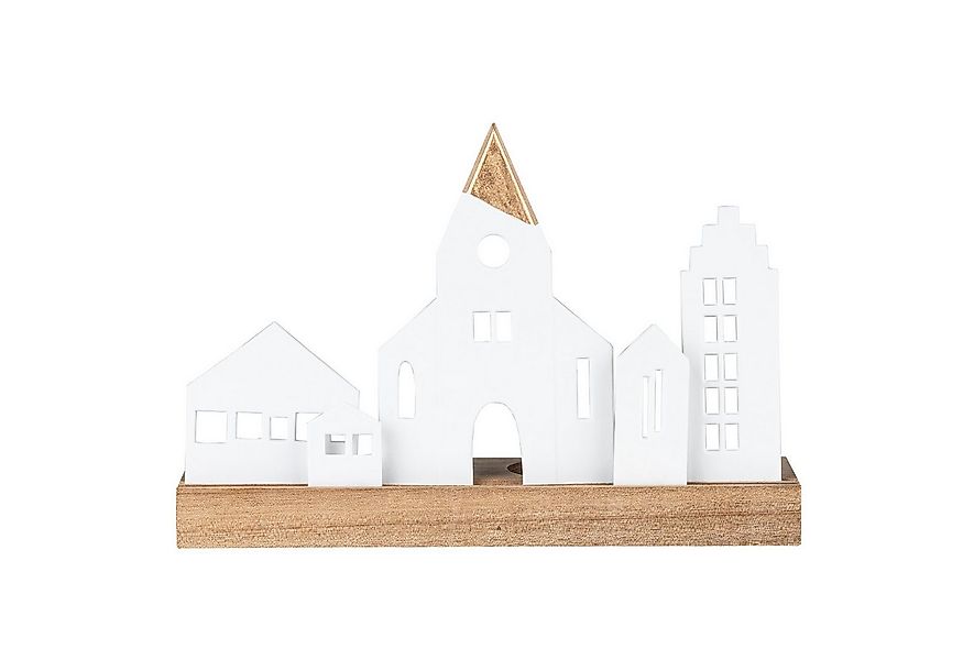 Räder Teelichthalter räder Städtchen Kerzenständer Teelicht weiß günstig online kaufen