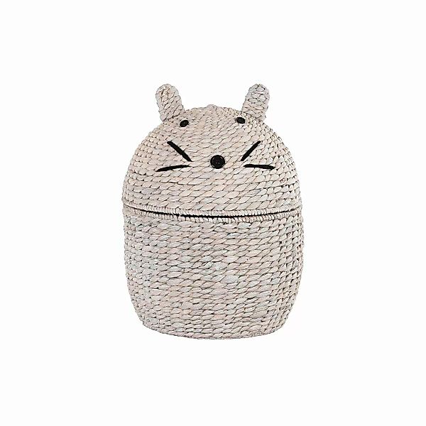 Korb Für Schmutzige Wäsche Dkd Home Decor Weiß Mouse Für Kinder Faser (38 X günstig online kaufen