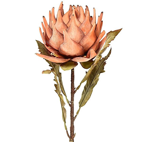 Kunstblume Artischocke Kunstblume Herbstdeko Orange Dekoration günstig online kaufen