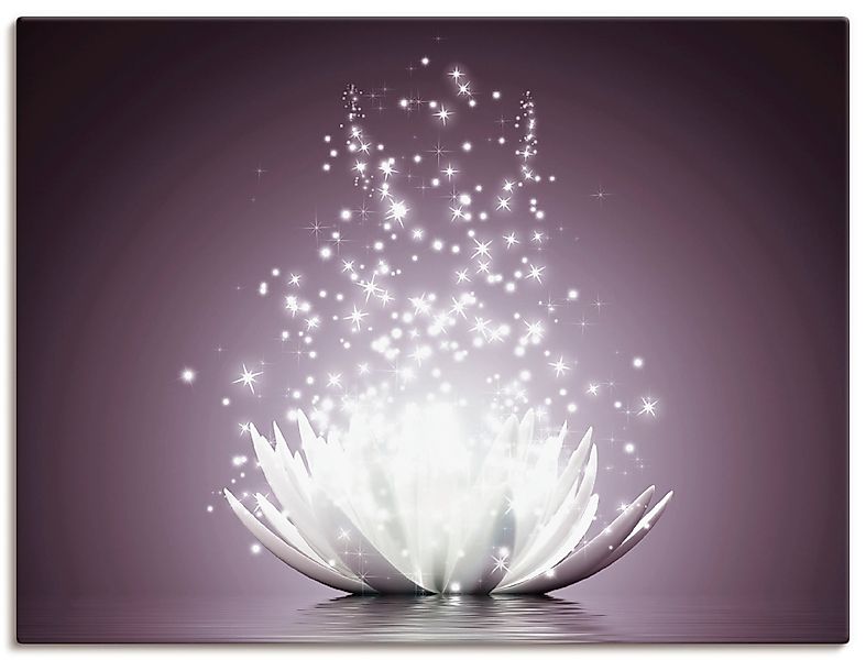 Artland Wandbild »Magie der Lotus-Blume« 1 Stk. tlg. als Leinwandbild, Post günstig online kaufen
