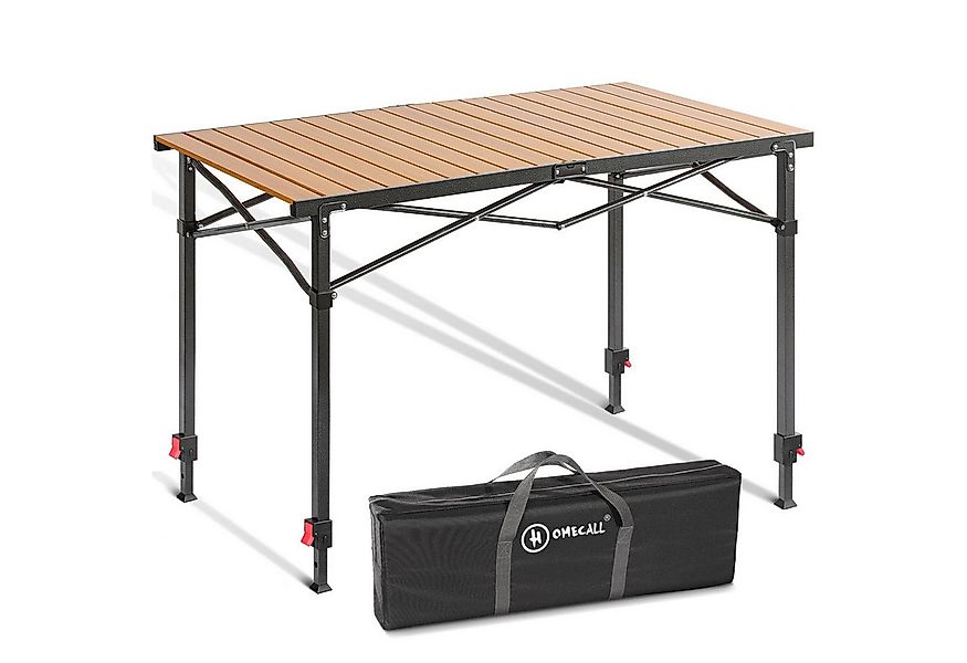 HOMECALL Klapptisch Campingtisch Höhenverstellbar Klappbar Balkontisch Gart günstig online kaufen