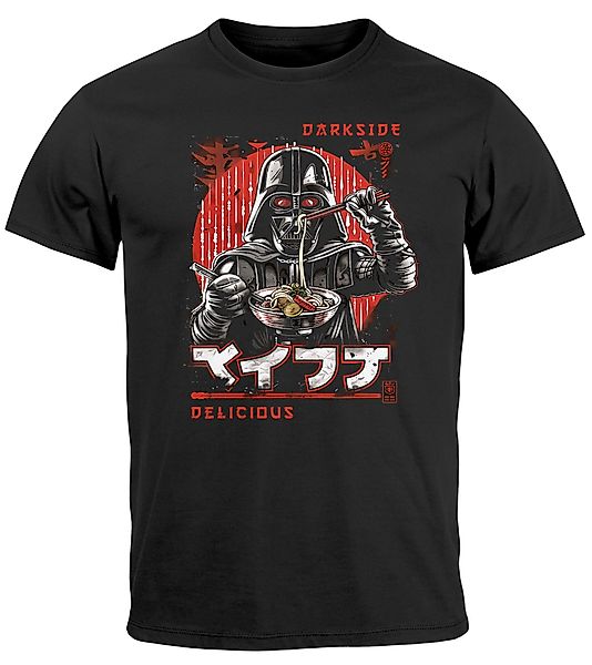 Neverless Print-Shirt Herren T-Shirt Printshirt Ramen günstig online kaufen