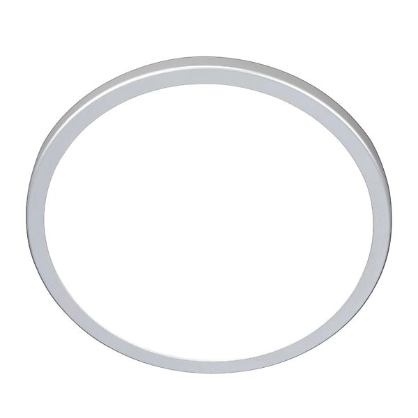 Briloner LED-Bad-Deckenleuchte Kada Microwave Ø 29,5 cm x 2,8 cm Chrom Matt günstig online kaufen