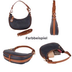 MIRROSI Umhängetasche Damen aus Echtleder, Wildleder, günstig online kaufen