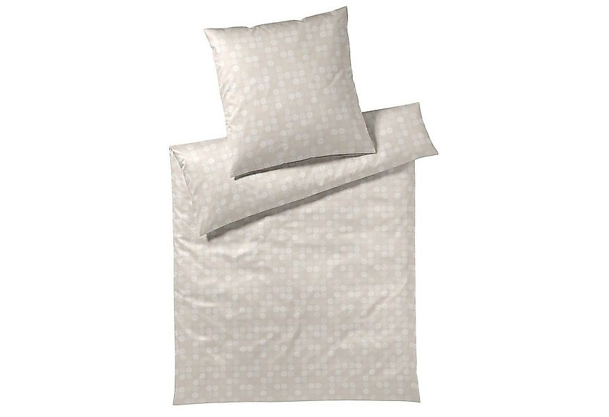 JOOP! Bettwäsche Dots nature, Mako Satin, 2 teilig günstig online kaufen