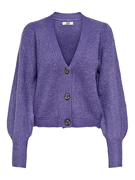 ONLY Rippdesign Strickjacke Damen Violett günstig online kaufen