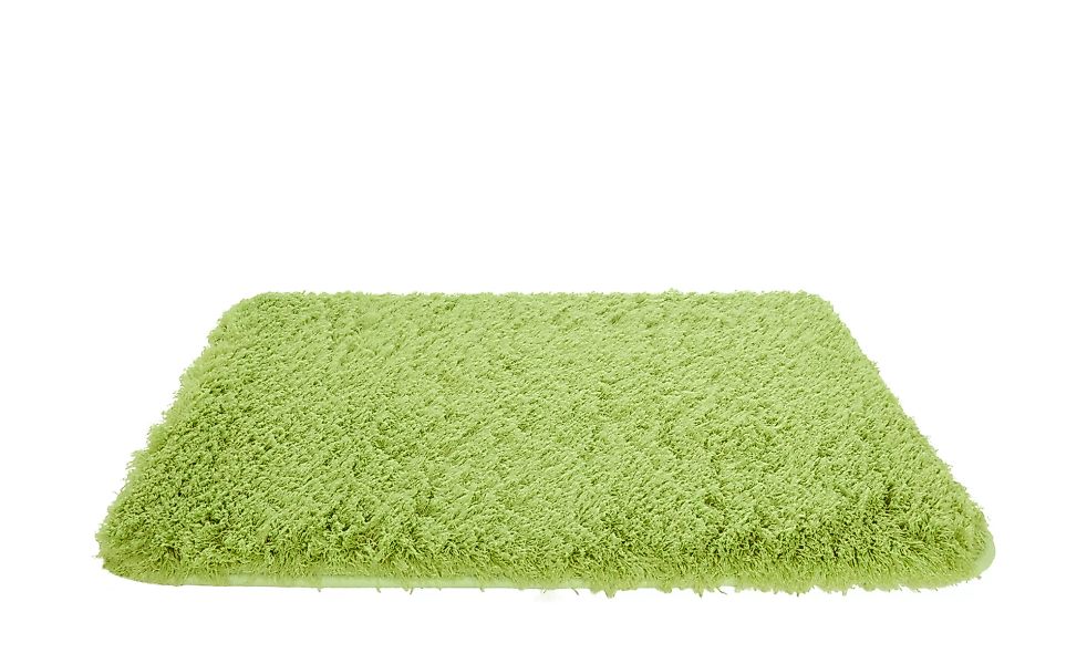 HOME STORY Badteppich  Curly - grün - 100% Polyester - 50 cm - Sconto günstig online kaufen