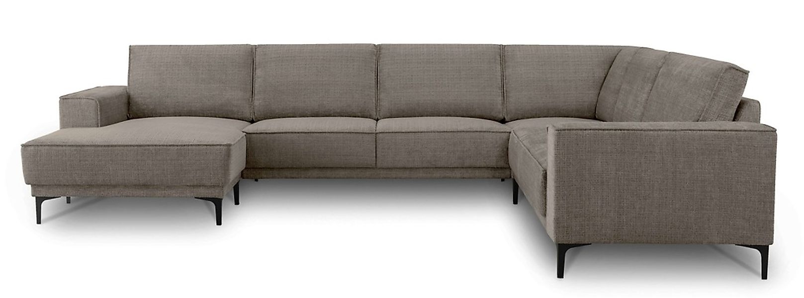 OTTO home Wohnlandschaft "OLAND U-Form, XXL, B: 342 cm, Skandi-Design" Skan günstig online kaufen