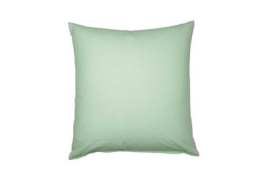 Janine Janine Mako-Soft-Seersucker Bettwäsche PIANO 0125 hellgrün Größe:  4 günstig online kaufen