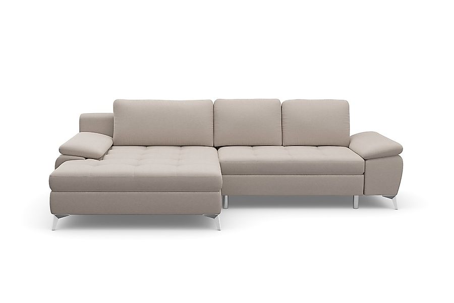 sit&more Ecksofa »Latigo L-Form« mit Mega-Recamiere, wahlweise mit Bettfunk günstig online kaufen