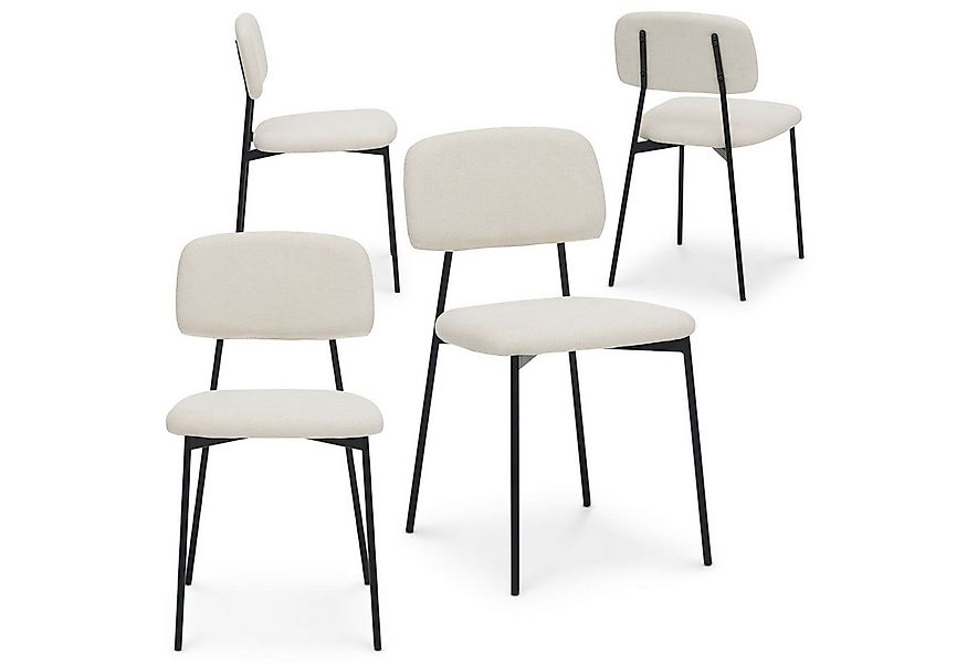 IDIMEX Esszimmerstuhl TOLEDO (4 St), Polsterstühle 4er Set mit Rückenlehne günstig online kaufen