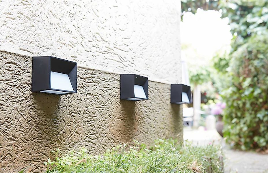 LUXFORM Außen-Wandleuchte »Solar-Intelligente Hybrid-Wandleuchte - Maryland günstig online kaufen