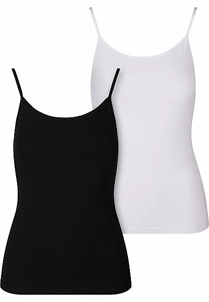 URBAN CLASSICS Muskelshirt "Urban Classics Ladies Basic Tank Top Cotton 2-P günstig online kaufen