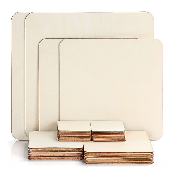Belle Vous Dekoobjekt Holzfliesen für Bastelarbeiten, günstig online kaufen