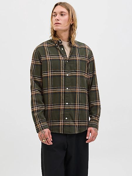 Jack & Jones Herren Freizeit Hemd JJECLASSIC FLANNEL CHECK SHIRT - Regular günstig online kaufen