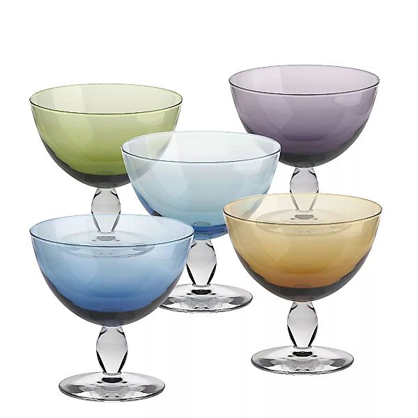 Eiscremeglas Mezzo 5er-Set Colori Vero 12cm gemixt günstig online kaufen