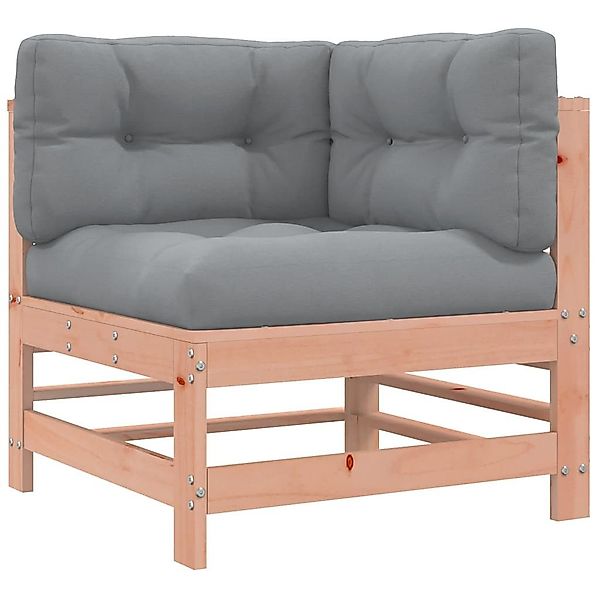 vidaXL Sofaelement Ecksofa mit Kissen Massivholz günstig online kaufen