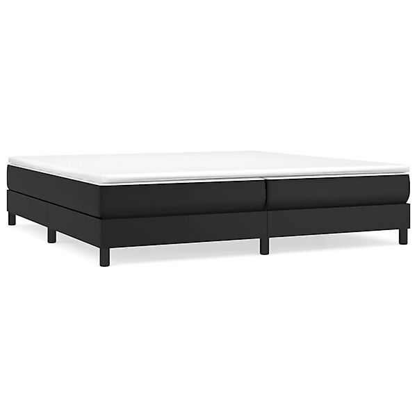 vidaXL Boxspringbett Schwarz 200x200 cm Kunstleder1371008 günstig online kaufen