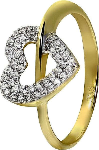 GoldDream Goldring GoldDream Herz Damen Ring weißgold (Fingerring), Damen R günstig online kaufen