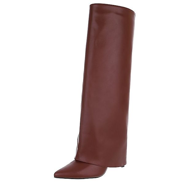 Ital-Design Moderne Damen-Stiefel mit spitzem Zehenbereich für Alltag High- günstig online kaufen