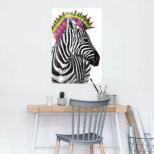 Reinders Poster "Zebra Punk", (1 St.) günstig online kaufen